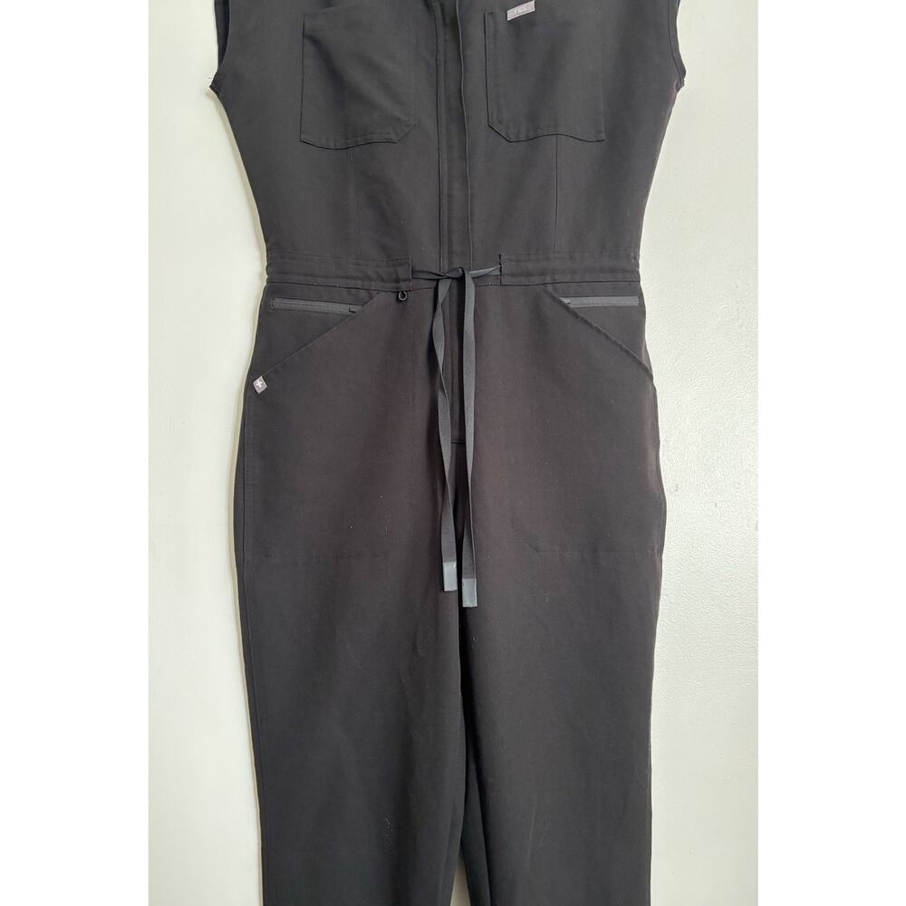 Black Figs Rafaela Cargo Scrub Jumpsuit S - Picture 5 of 9